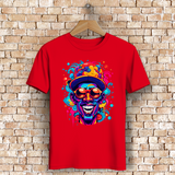 Herren Premium Bio T-Shirt Graffiti Laughing Man