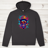 Herren Premium Bio Hoodie Graffiti Laughing Man