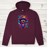 Herren Premium Bio Hoodie Graffiti Laughing Man