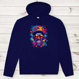 Herren Premium Bio Hoodie Graffiti Laughing Man