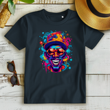 Damen Premium Bio T-Shirt Graffiti Laughing Man
