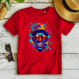 Damen Premium Bio T-Shirt Graffiti Laughing Man
