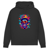 Damen Premium Bio Hoodie Graffiti Laughing Man