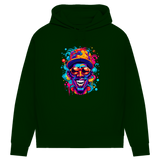 Damen Premium Bio Hoodie Graffiti Laughing Man