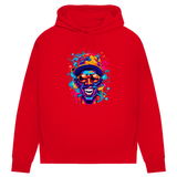 Damen Premium Bio Hoodie Graffiti Laughing Man