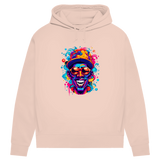 Damen Premium Bio Hoodie Graffiti Laughing Man