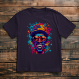 Oversize T-Shirt Graffiti Laughing Man