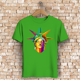 Herren Premium Bio T-Shirt Colorful Liberty