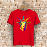 Herren Premium Bio T-Shirt Colorful Liberty