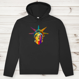 Herren Premium Bio Hoodie Colorful Liberty