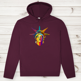 Herren Premium Bio Hoodie Colorful Liberty