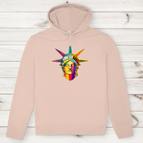 Herren Premium Bio Hoodie Colorful Liberty