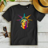 Damen Premium Bio T-Shirt Colorful Liberty