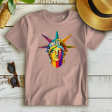 Damen Premium Bio T-Shirt Colorful Liberty