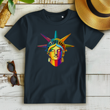 Damen Premium Bio T-Shirt Colorful Liberty