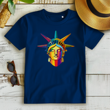Damen Premium Bio T-Shirt Colorful Liberty