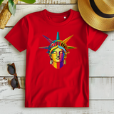 Damen Premium Bio T-Shirt Colorful Liberty