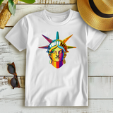 Damen Premium Bio T-Shirt Colorful Liberty