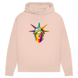Damen Premium Bio Hoodie Colorful Liberty