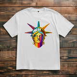 Oversize T-Shirt Colorful Liberty