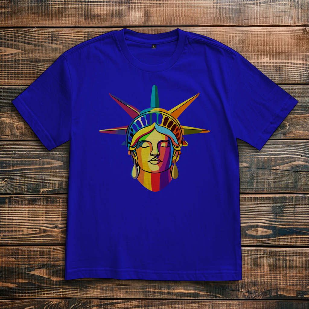 Oversize T-Shirt Colorful Liberty
