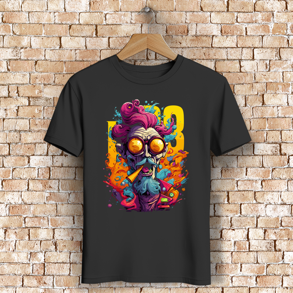 Herren Premium Bio T-Shirt Crazy Professor