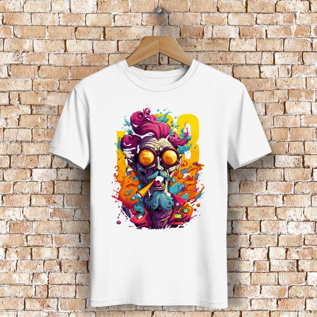 Herren Premium Bio T-Shirt Crazy Professor
