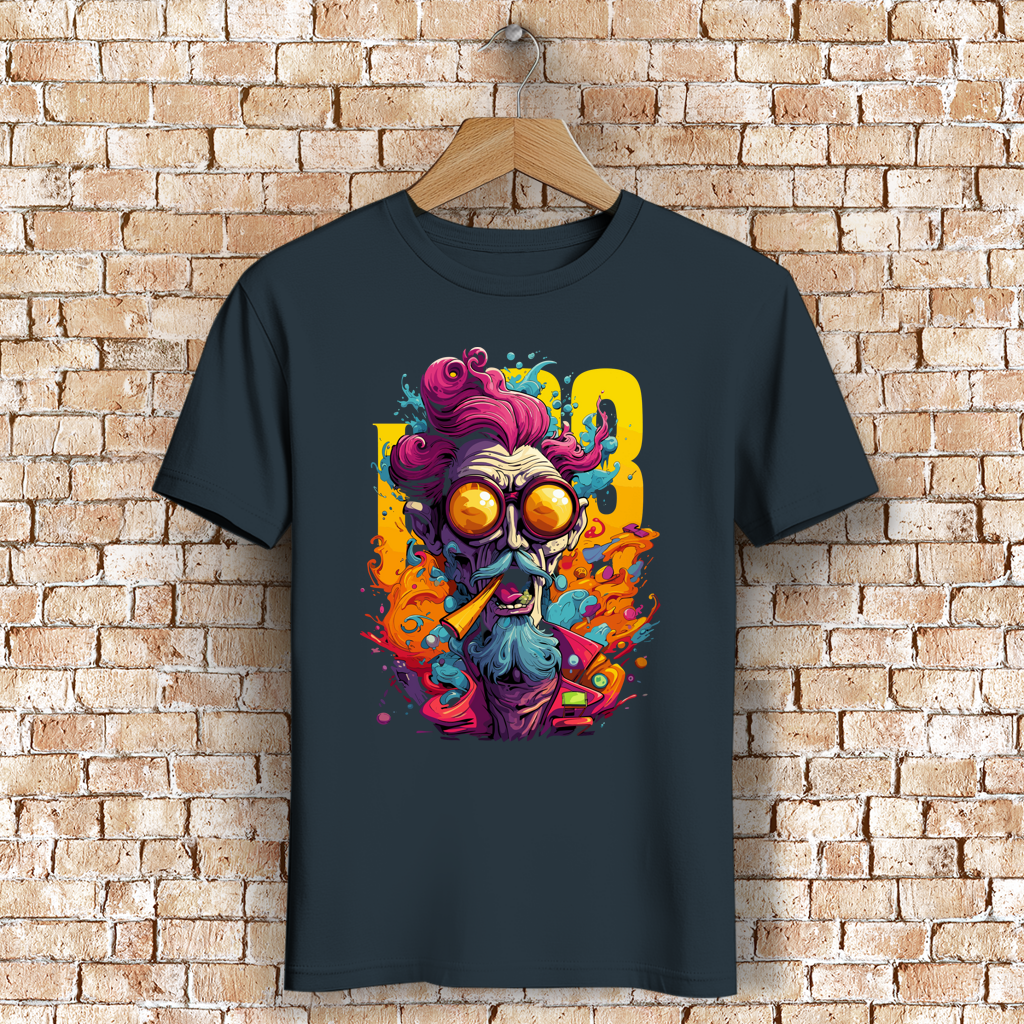 Herren Premium Bio T-Shirt Crazy Professor