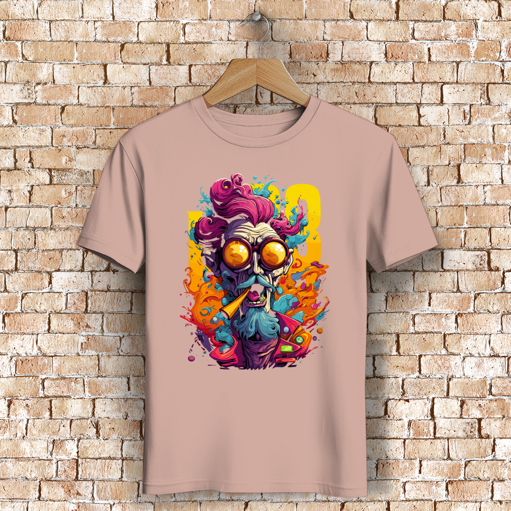 Herren Premium Bio T-Shirt Crazy Professor