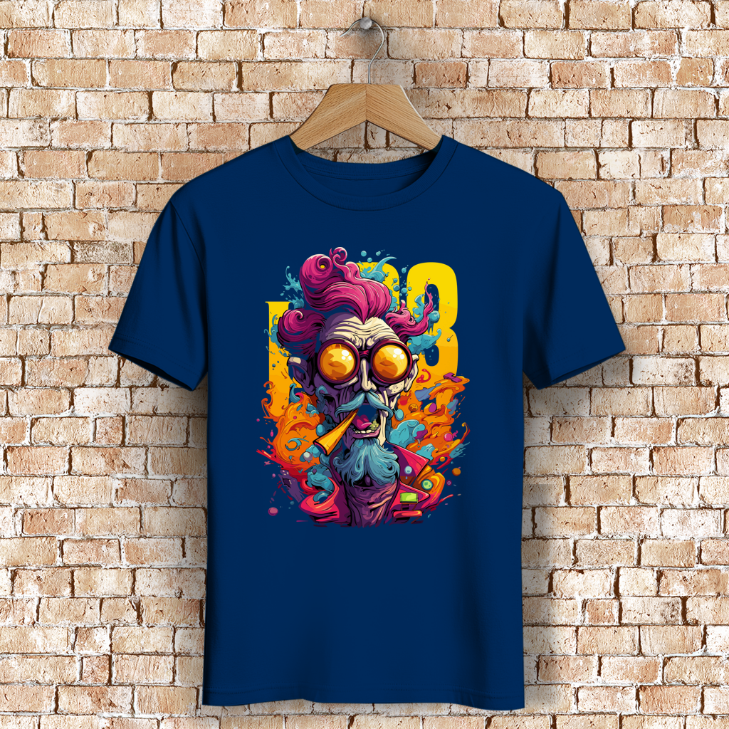 Herren Premium Bio T-Shirt Crazy Professor