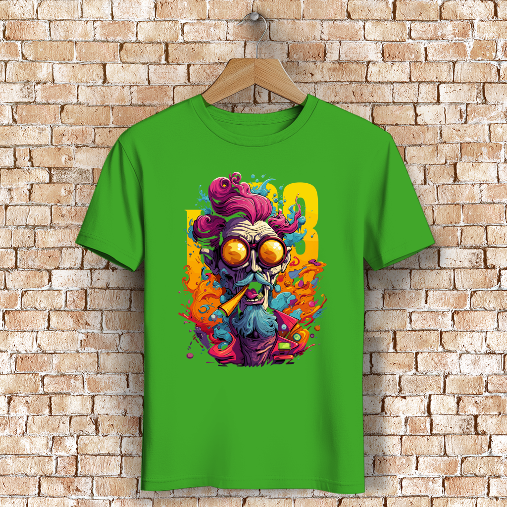Herren Premium Bio T-Shirt Crazy Professor