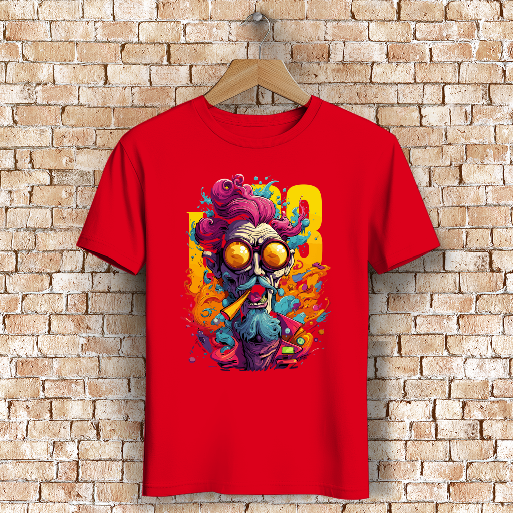 Herren Premium Bio T-Shirt Crazy Professor