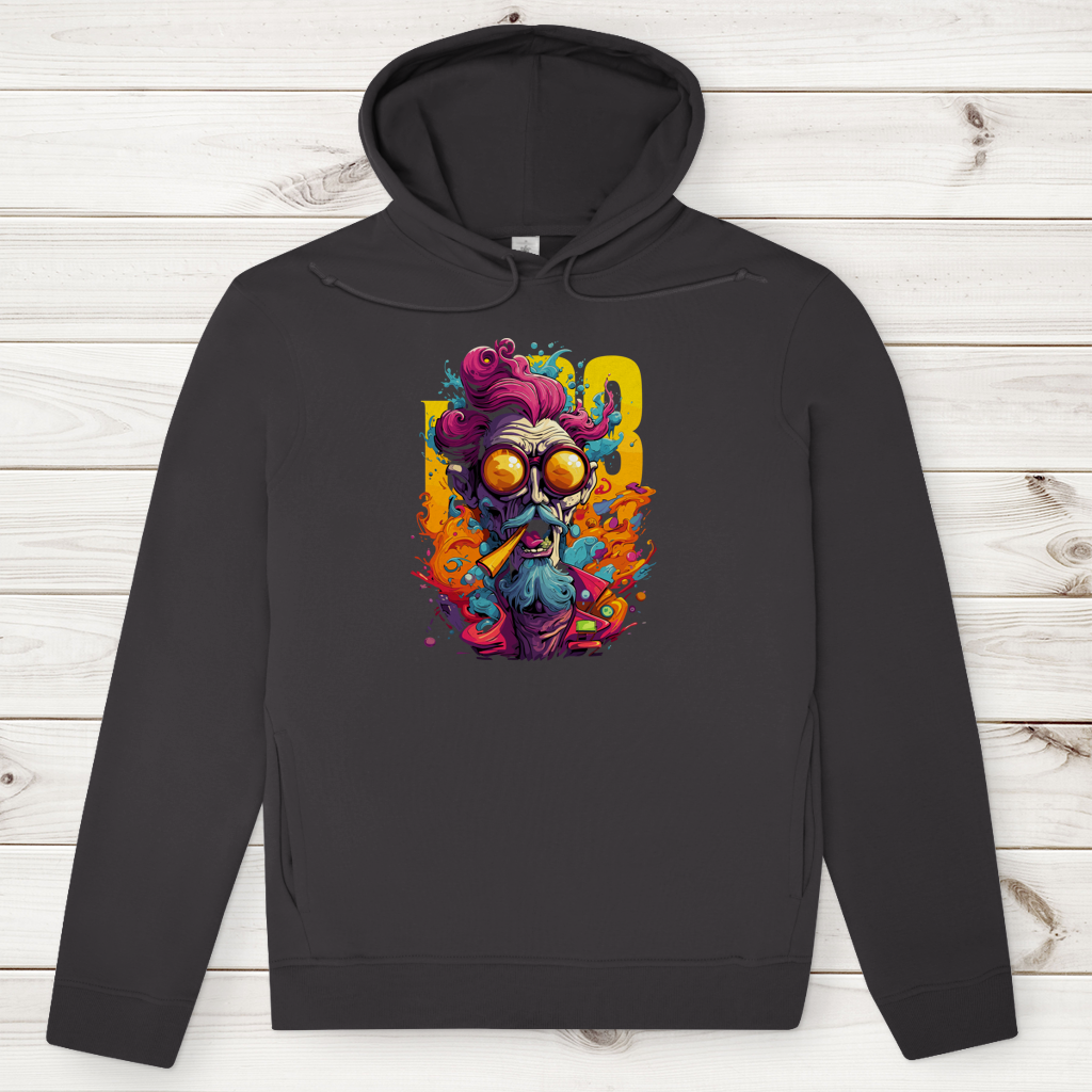 Herren Premium Bio Hoodie Crazy Professor