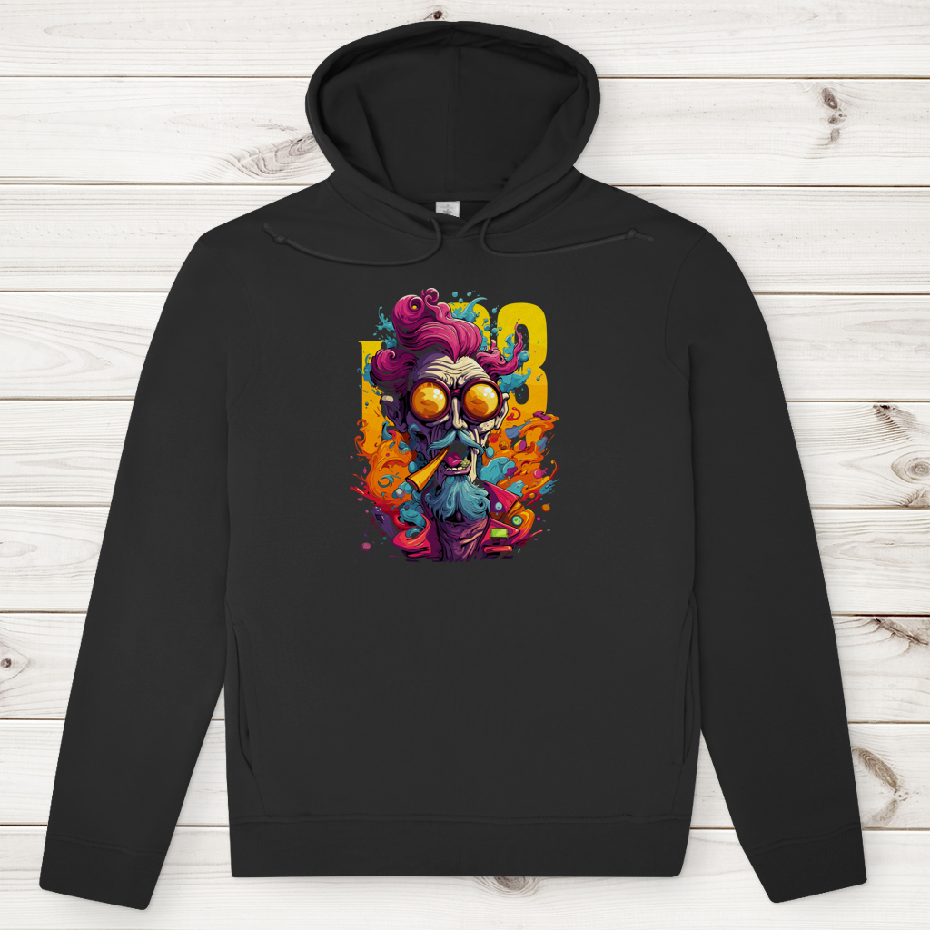 Herren Premium Bio Hoodie Crazy Professor