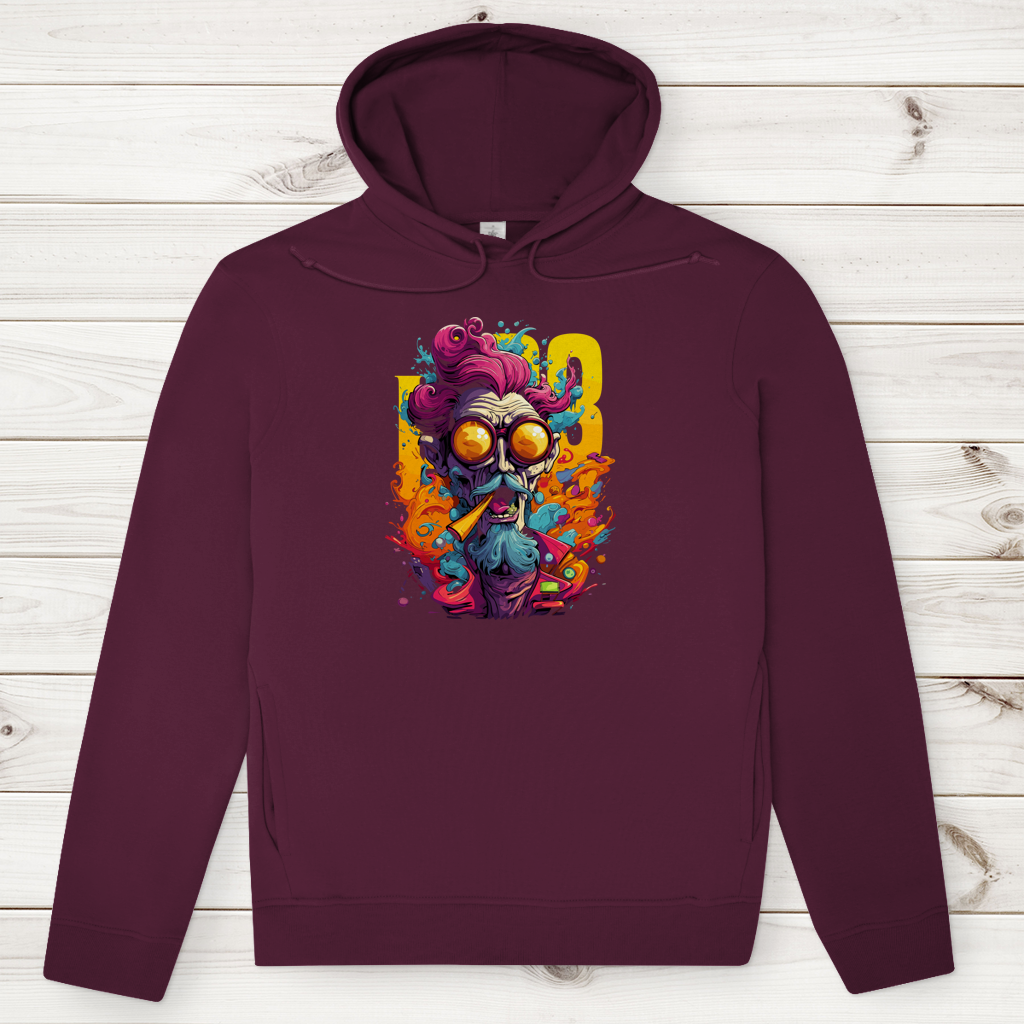 Herren Premium Bio Hoodie Crazy Professor
