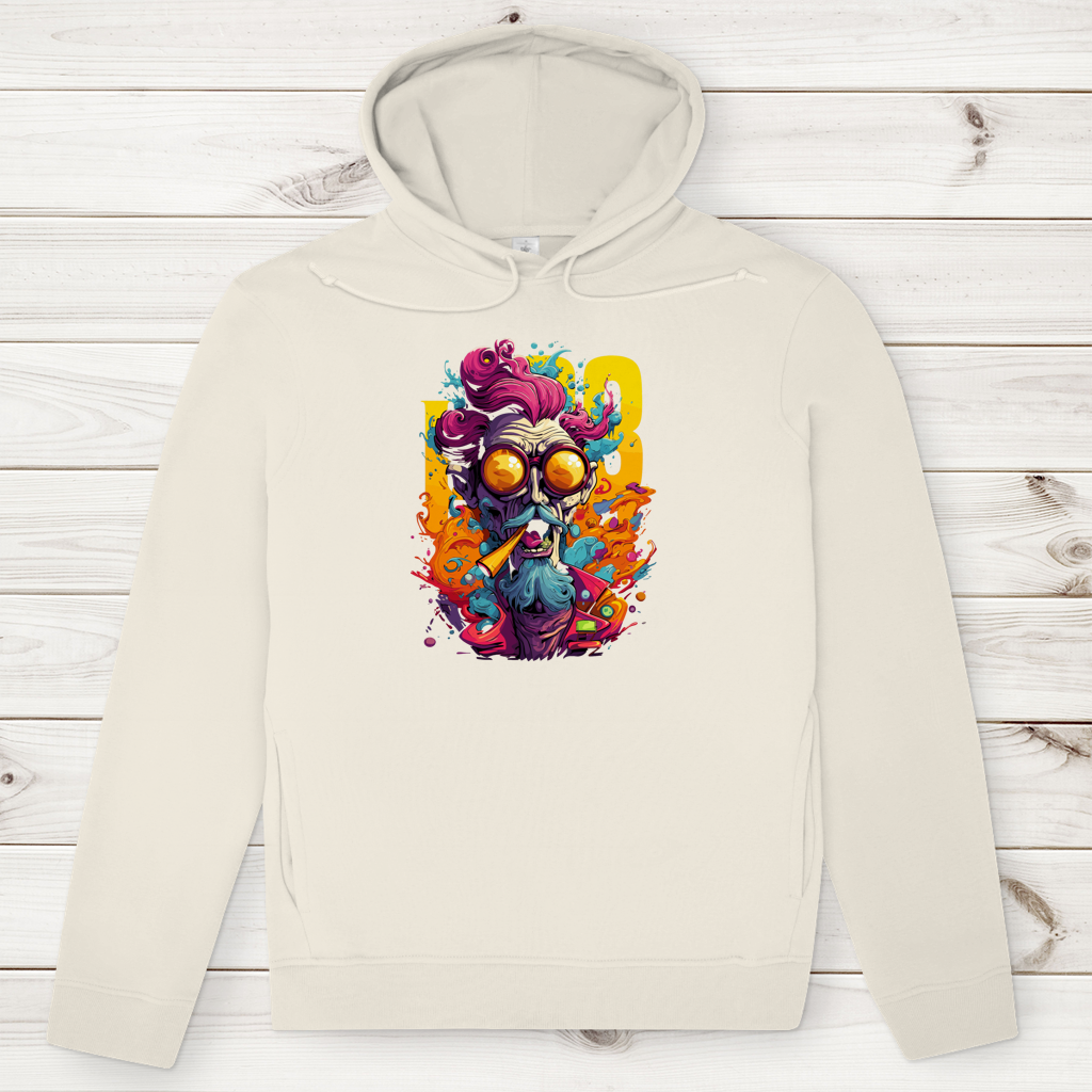 Herren Premium Bio Hoodie Crazy Professor