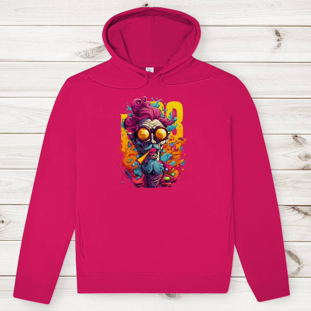Herren Premium Bio Hoodie Crazy Professor