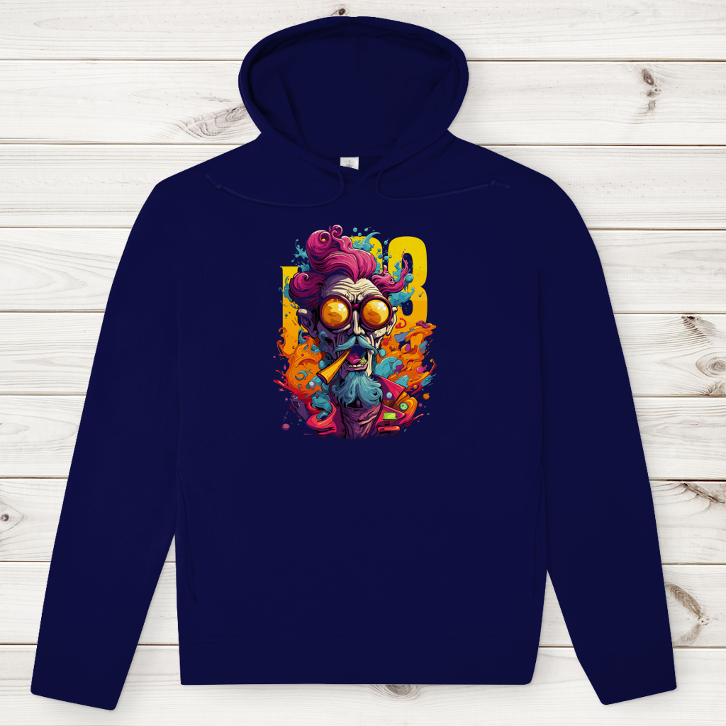 Herren Premium Bio Hoodie Crazy Professor