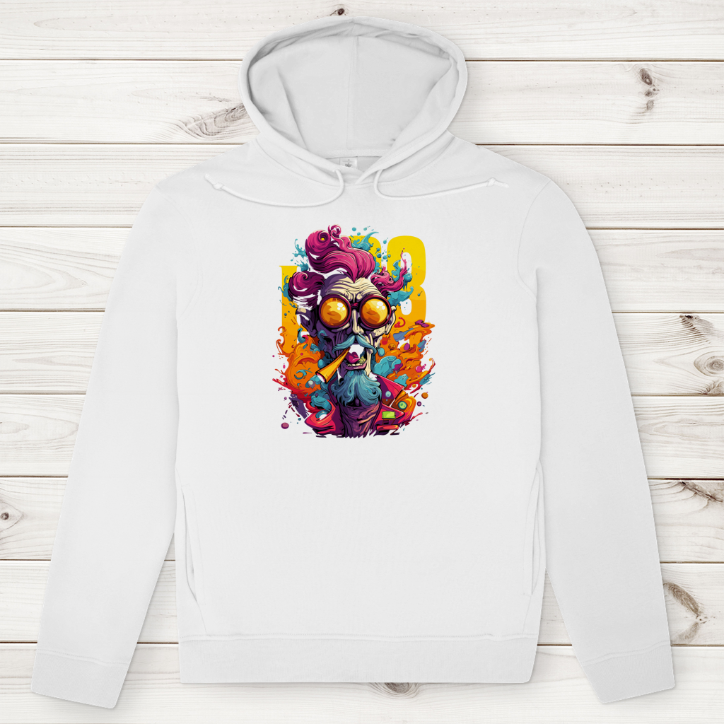 Herren Premium Bio Hoodie Crazy Professor