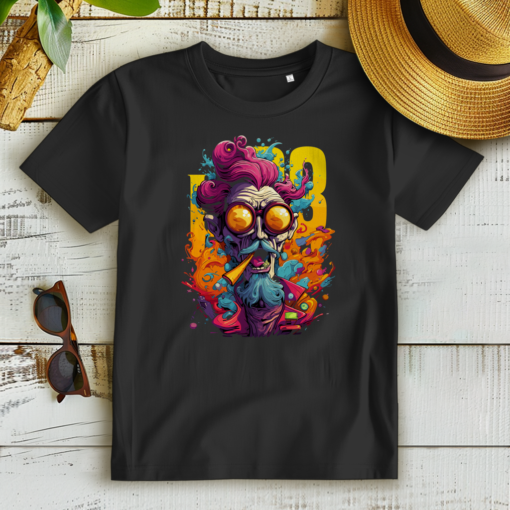 Damen Premium Bio T-Shirt Crazy Professor