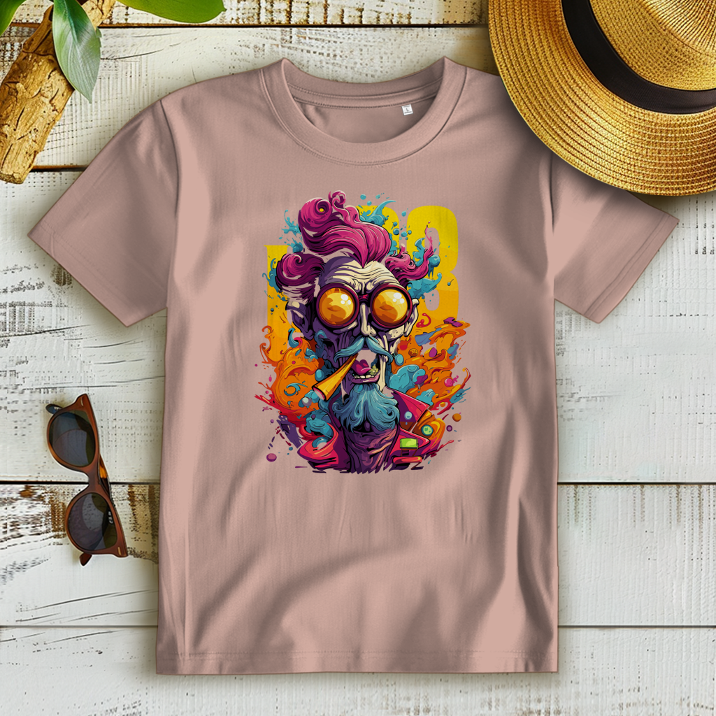 Damen Premium Bio T-Shirt Crazy Professor