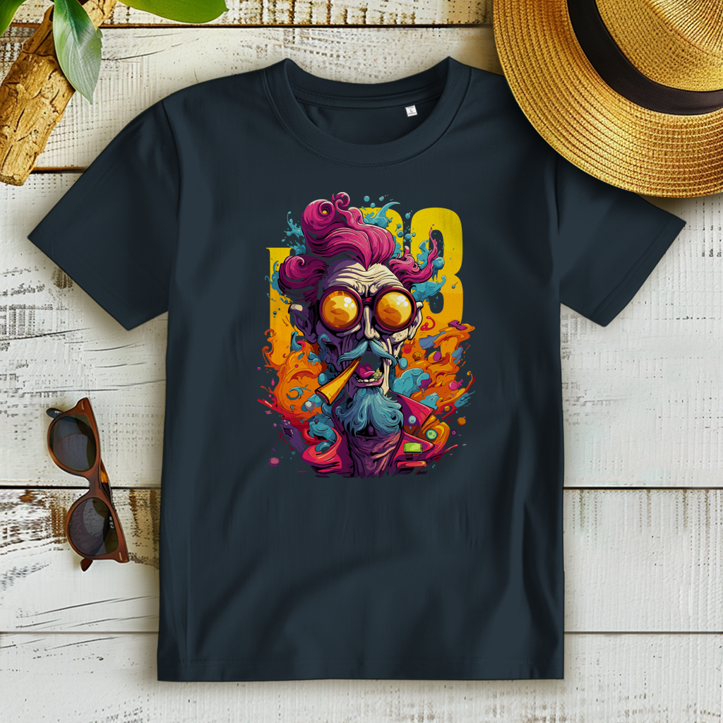 Damen Premium Bio T-Shirt Crazy Professor