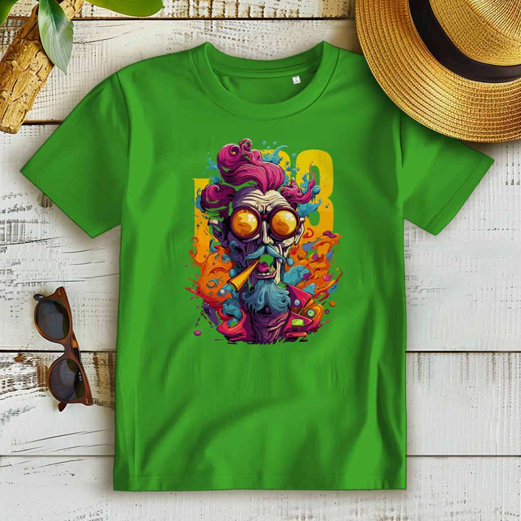 Damen Premium Bio T-Shirt Crazy Professor
