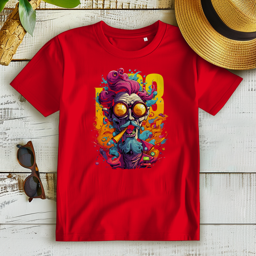 Damen Premium Bio T-Shirt Crazy Professor