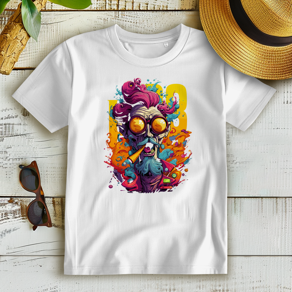 Damen Premium Bio T-Shirt Crazy Professor