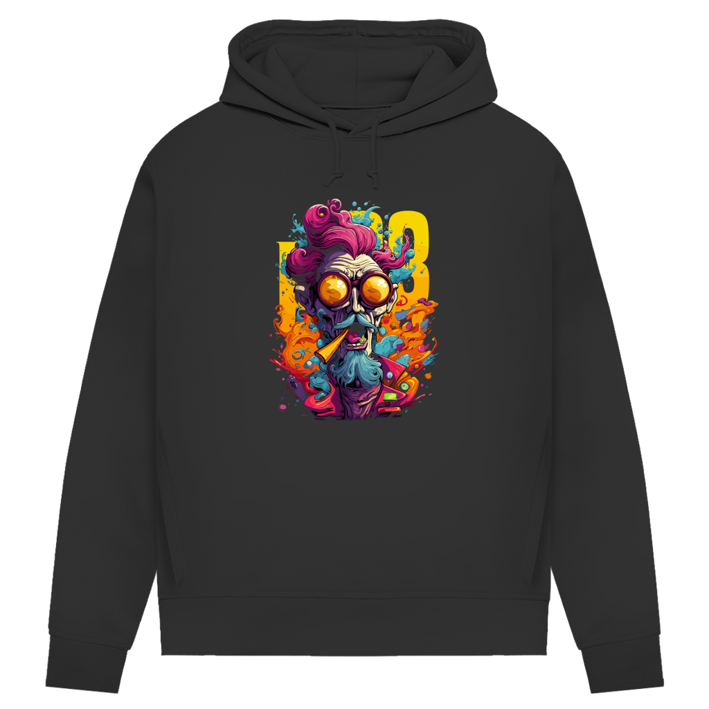 Damen Premium Bio Hoodie Crazy Professor