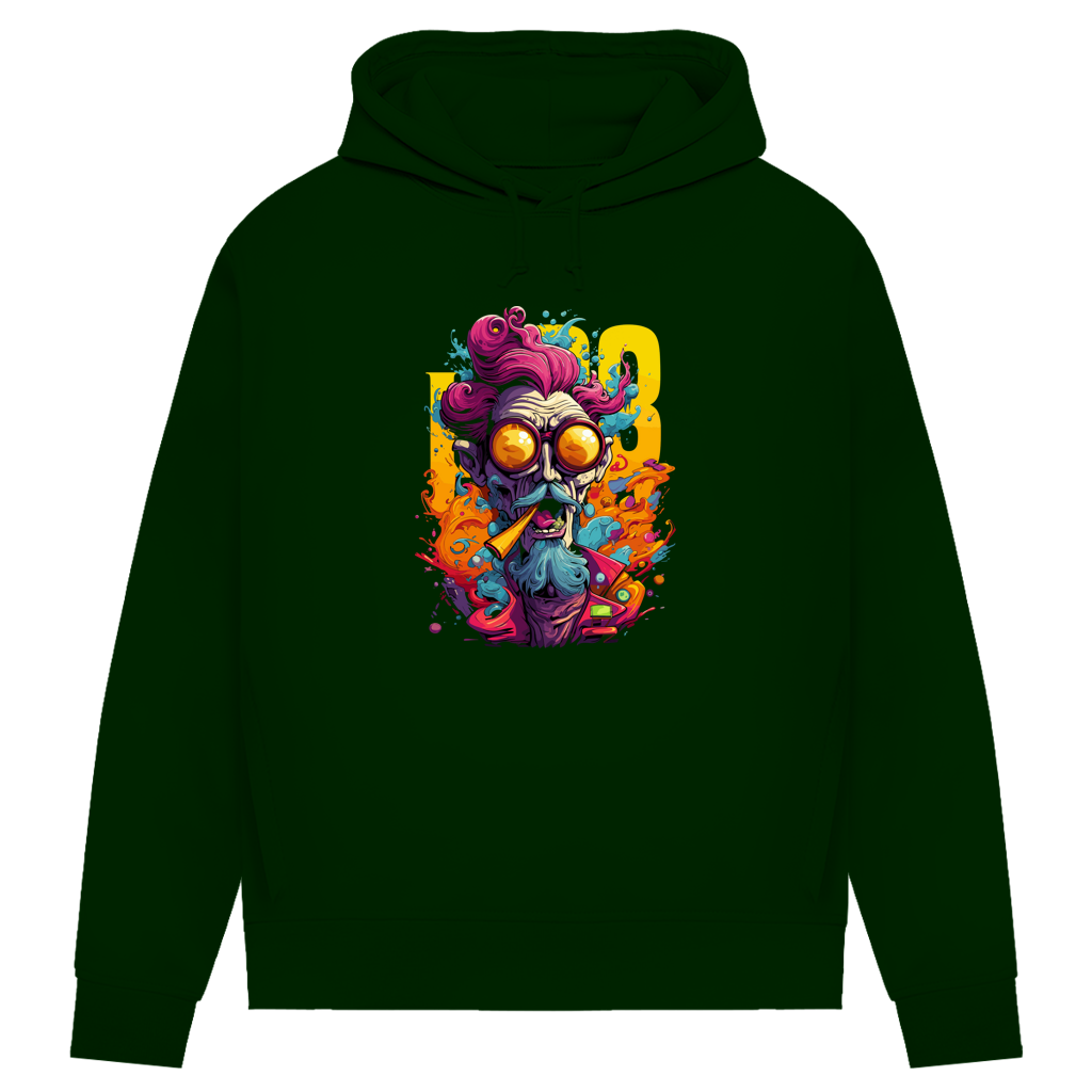 Damen Premium Bio Hoodie Crazy Professor