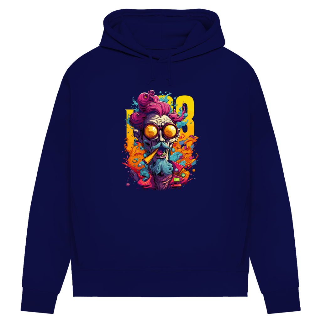Damen Premium Bio Hoodie Crazy Professor