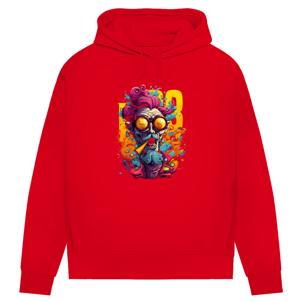 Damen Premium Bio Hoodie Crazy Professor