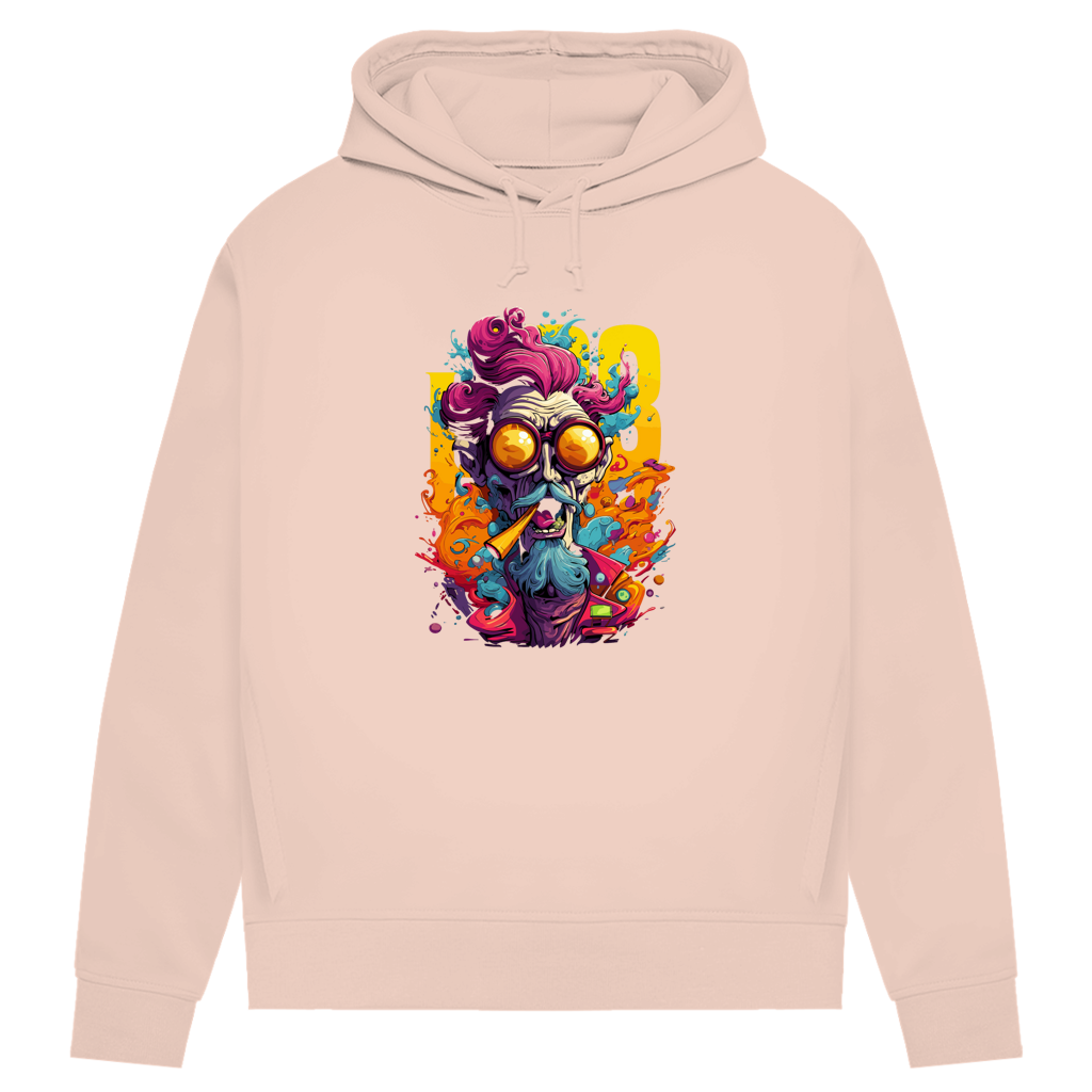 Damen Premium Bio Hoodie Crazy Professor
